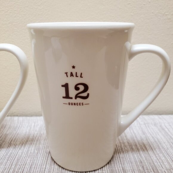 Set of 2 Starbucks Coffee Mugs Tall 12 Ounces - Picture 3 of 8